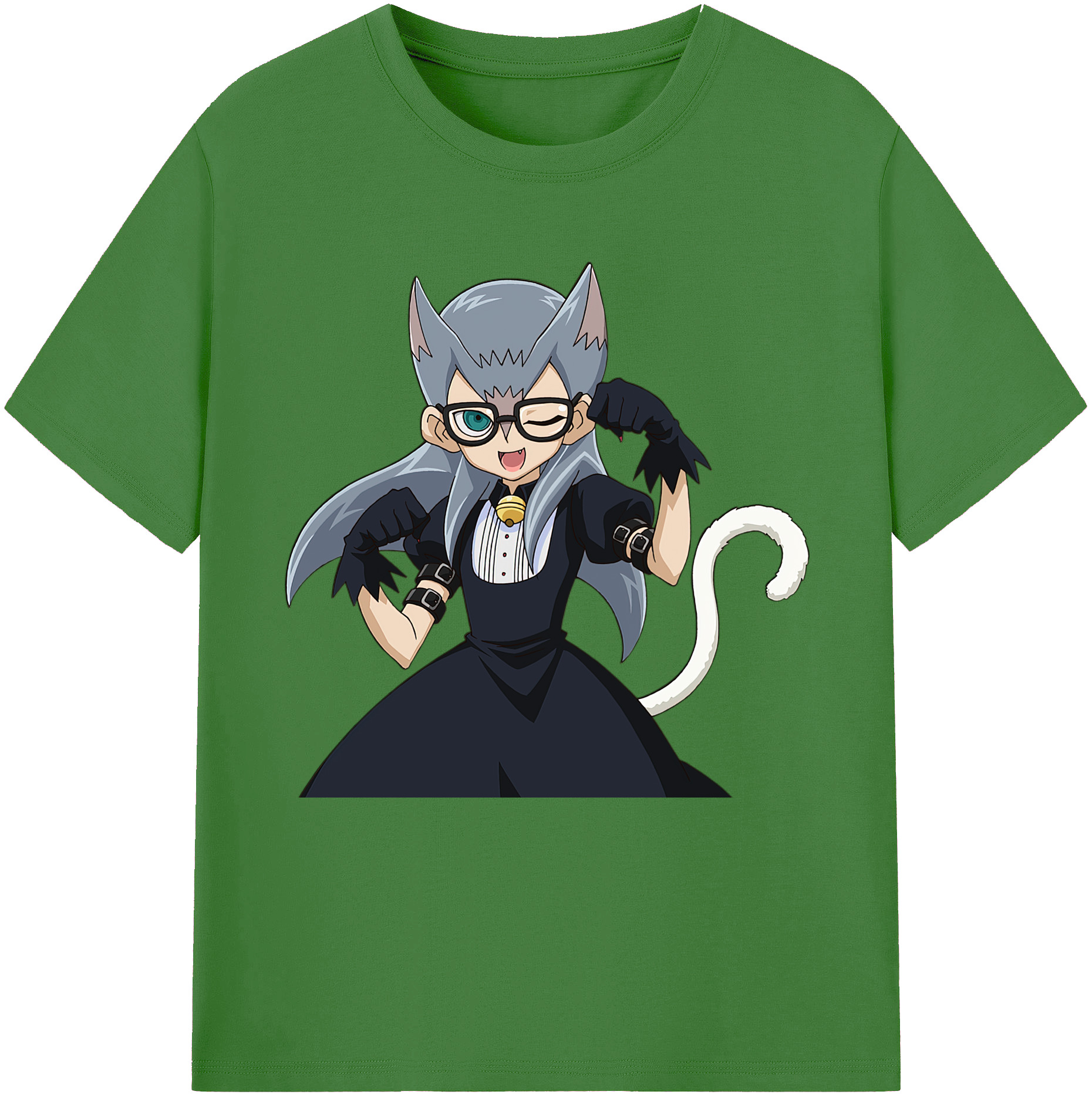 （画像用） 遊☆戯☆王 Yu-Gi-Oh! レディースカジュアルプリントTシャツ（綿100％）
